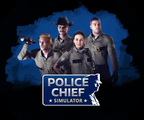 Police Chief Simulator officers and Winston Springs characters